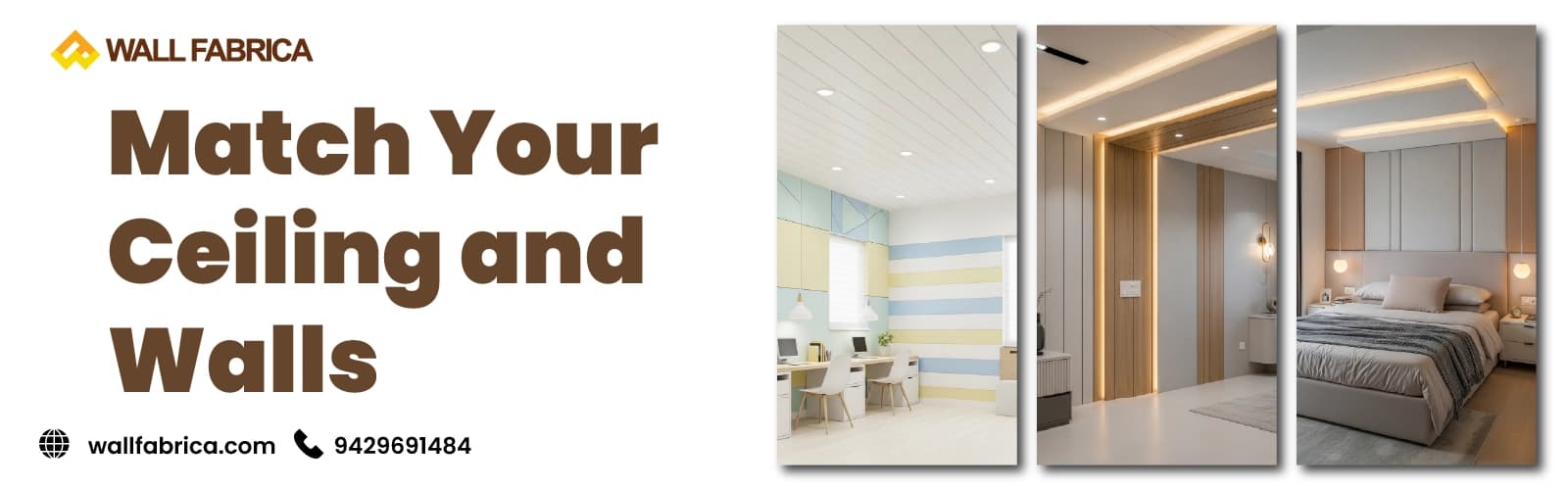 False Ceiling + Wall Panel Combination Ideas