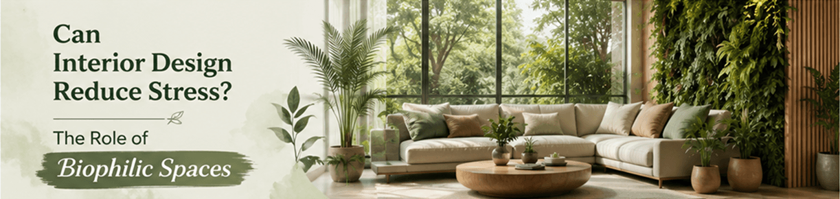 Can Interior Design Reduce Stress? The Role of Biophilic Spaces