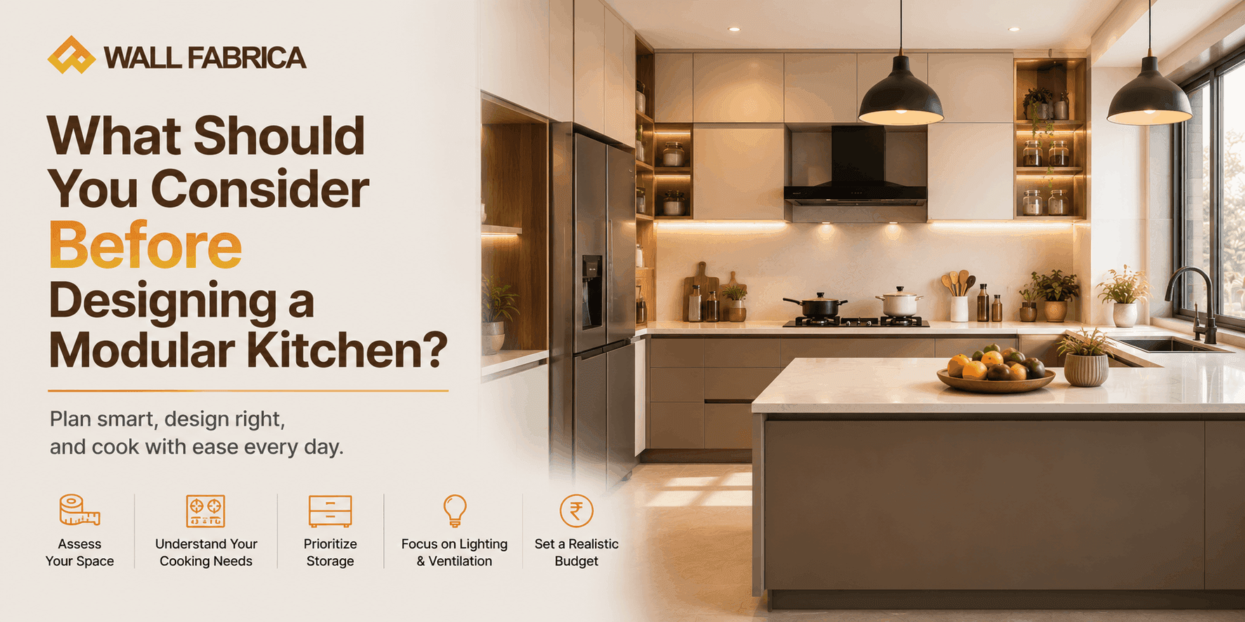 What Should You Consider Before Designing a Modular Kitchen?